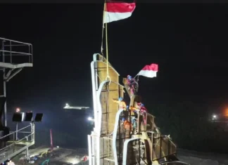 Kelar Sudah, Pemasangan Bilah Terakhir Garuda di Kantor IKN