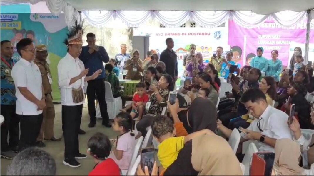 jokowi pin polio 2024 papua