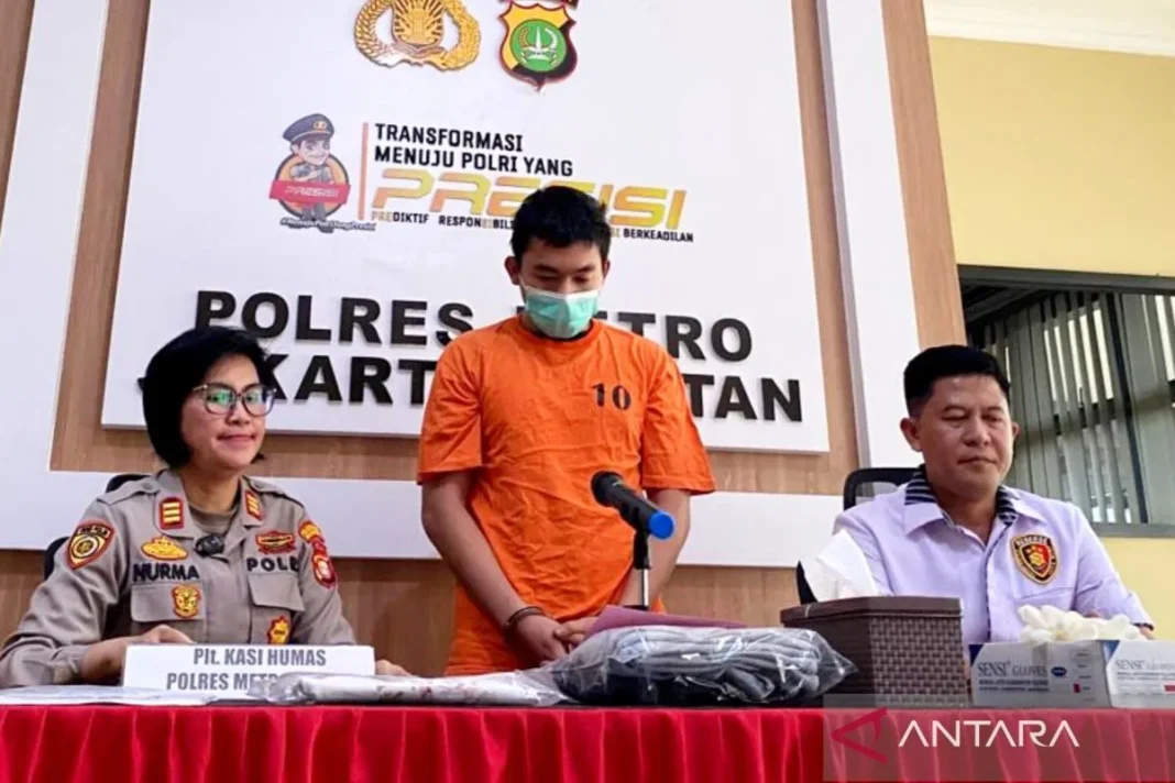 penganiaya wanita di jl barito