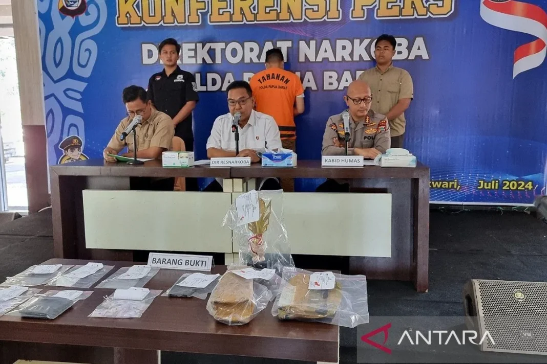 skretaris KPU Sorong ditangkap kasus sabu