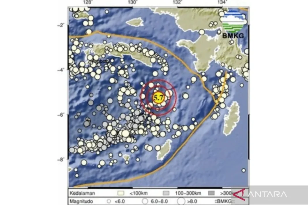 titik gempa maluku