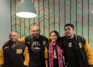 Pemain “Kaka Boss” Kunjungi Ambon Promosi Film Mereka