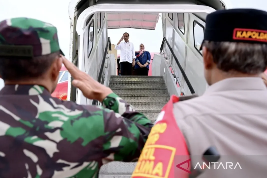 Jokowi kembali ke Jakarta pasca HUT RI di IKN