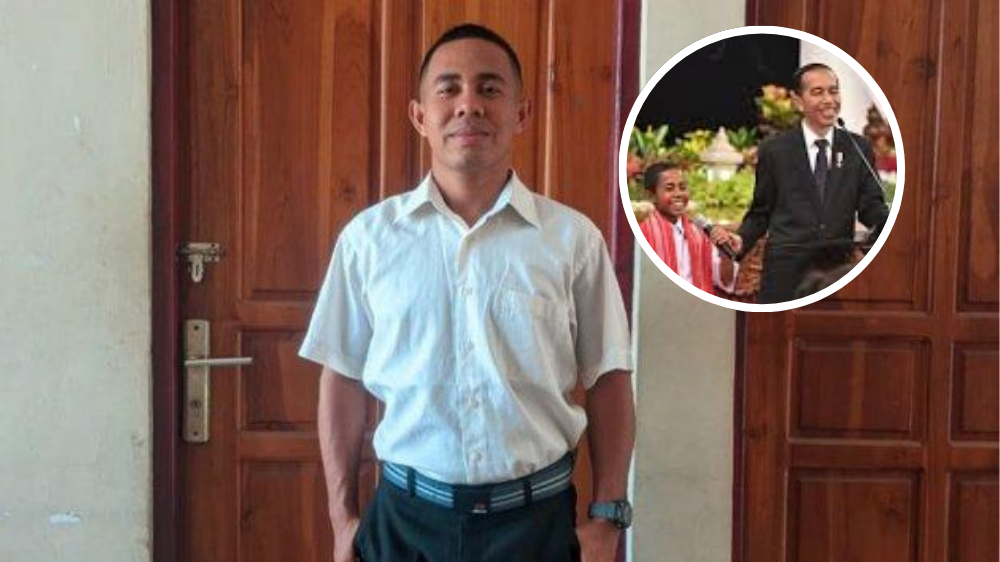 joni pemanjat tiang bendera
