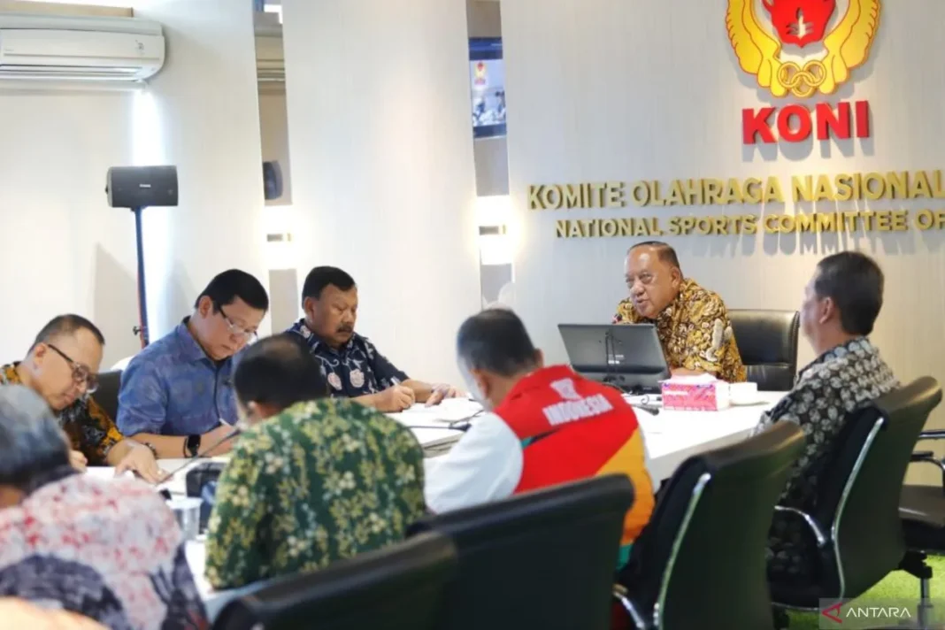 KONI Pusat gelar rapat Pelaporan PON XXI Aceh