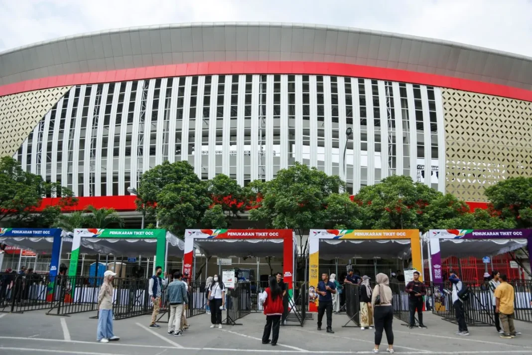 Loket tiket pembukaan Peparnas di stadion manahan Solo