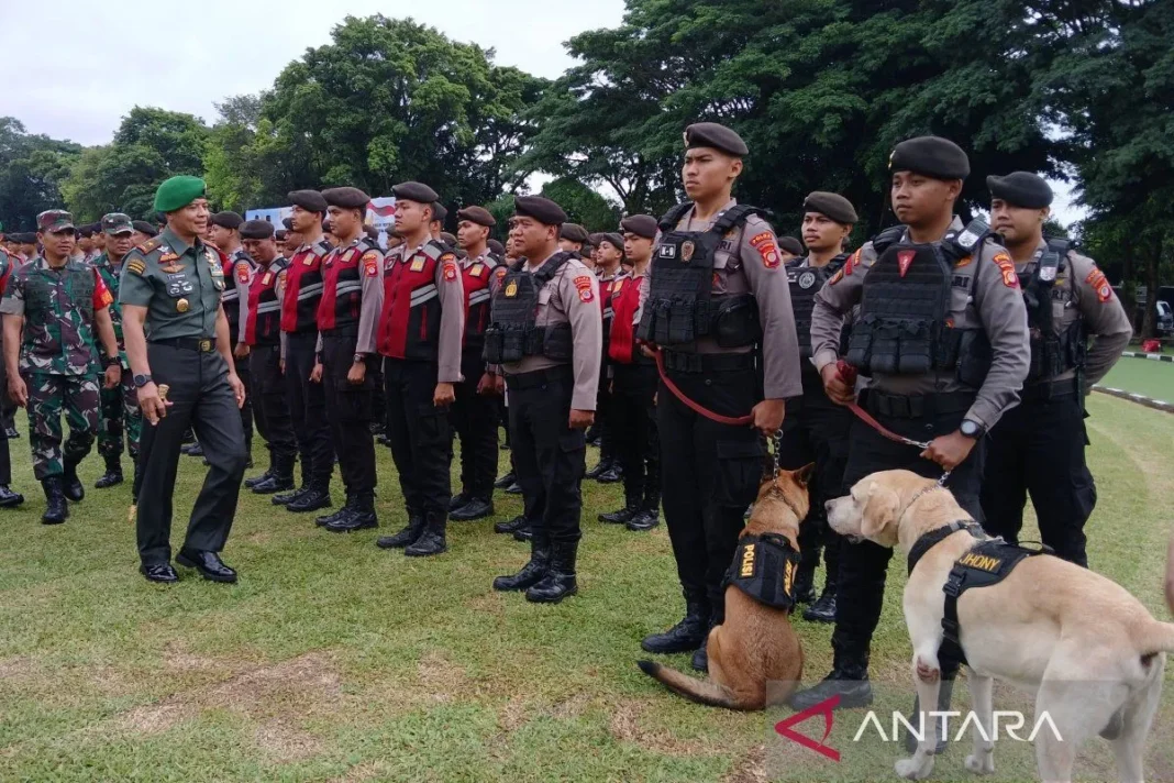 Pam pengamanan presiden di magelang