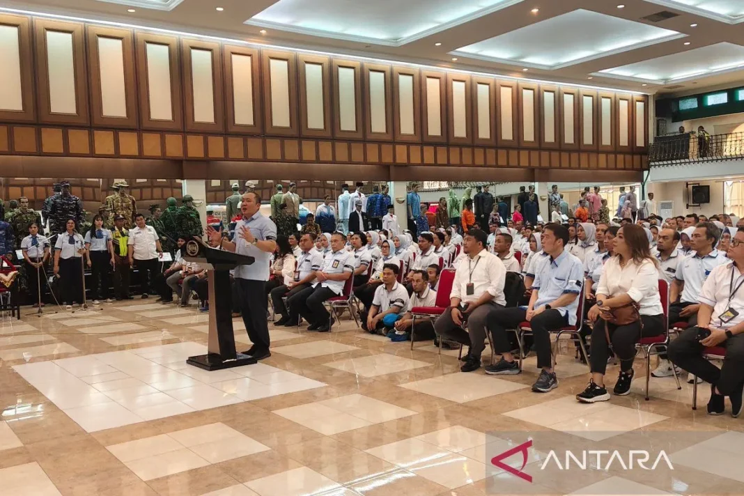 dirut sritex di depan para karyawan