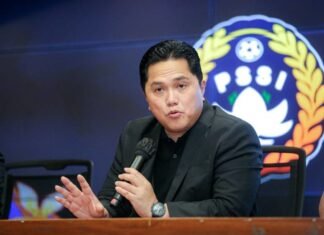 Erick Thohir Akan Evaluasi Timnas Setelah Ditaklukkan China 1-2