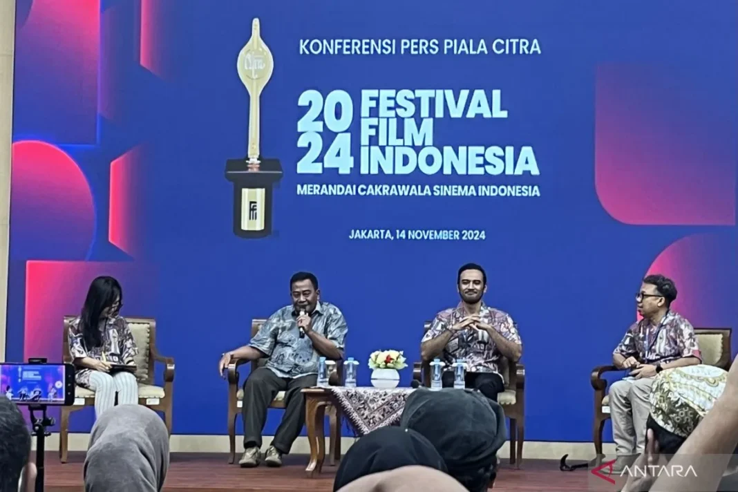 Konferensi Pers Piala Citra FFI di Gedung A, Kementrian Kebudayaan, Jakarta, Kamis