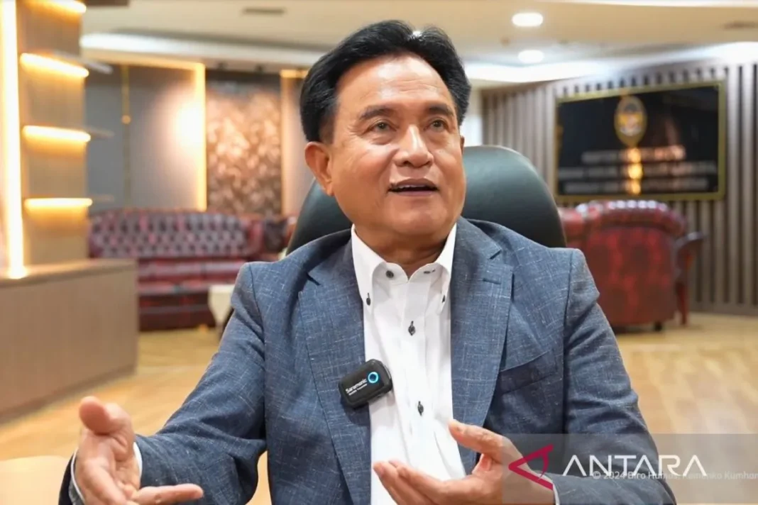 Menko Kumham Imipas Yusril Ihza Mahendra