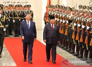 Presiden Prabowo Disambut Upacara Kenegaraan Oleh Presiden Xi Jinping