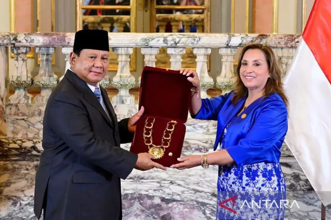 Presiden Republik Indonesia, Prabowo Subianto, dianugerahi tanda kehormatan tertinggi