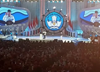 Presiden Dan Sederet Menteri Hadiri Puncak Hari Guru Nasional 2024