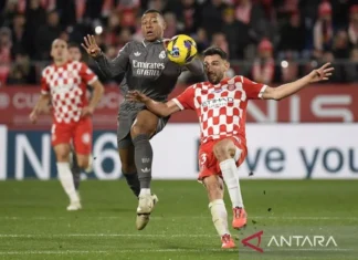 Kalahkan Girona 3-0, Real Madrid Kini Dua Poin Di Bawah Barcelona