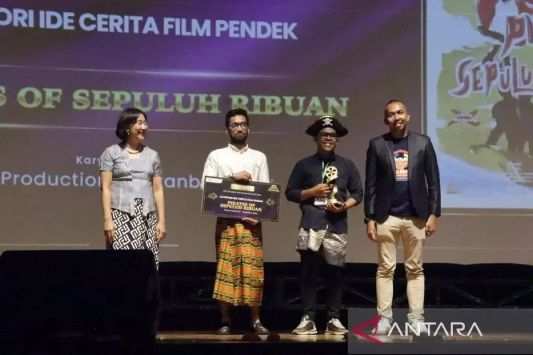 Penganugerahan film antikorupsi terbaik yang digelar Komisi Pemberantasan Korupsi KPK di Denpasar, Bali.