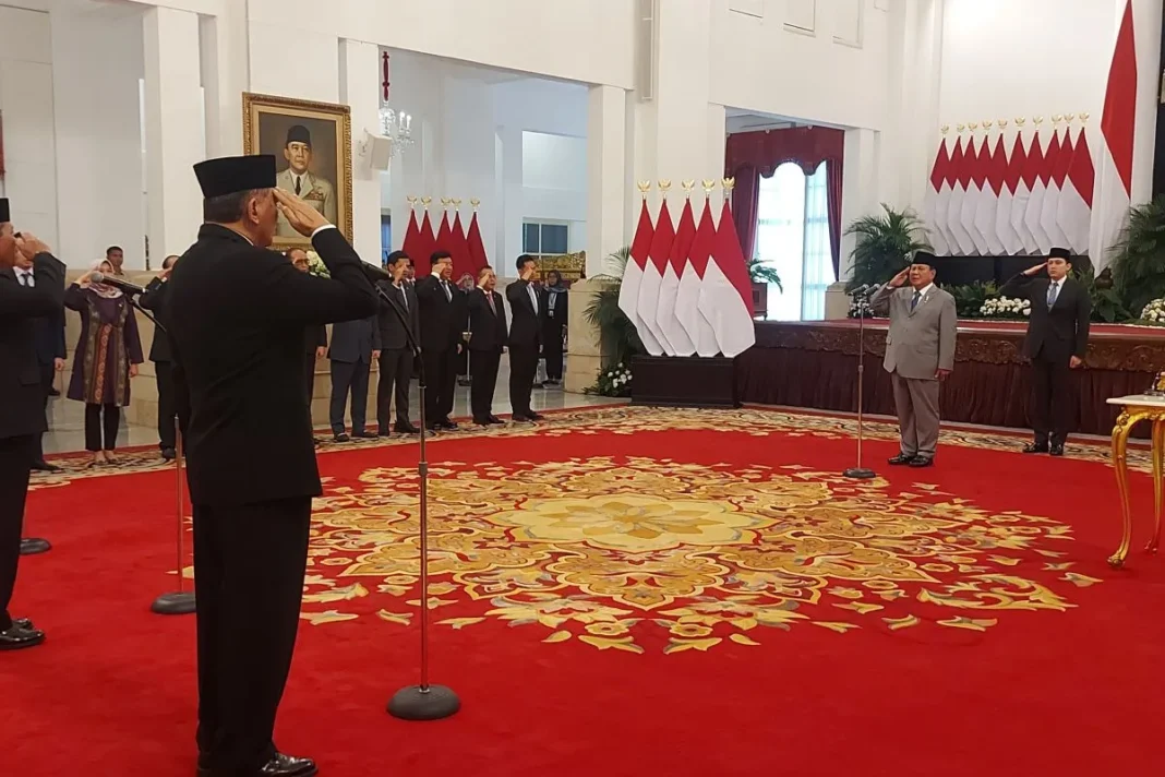 Presiden Prabowo angkat Sjafrie Sjamsoeddin jadi Ketua Harian Wantanas