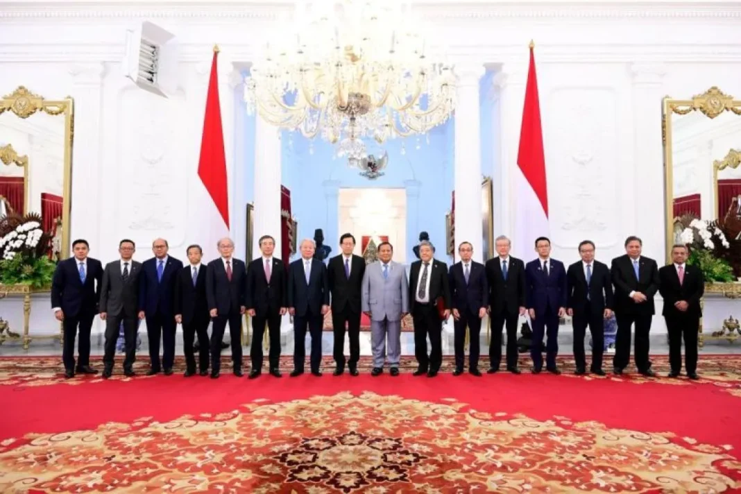 Presiden RI Prabowo Subianto bertemu dengan perwakilan pengusaha Jepang dari Japan-Indonesia Association