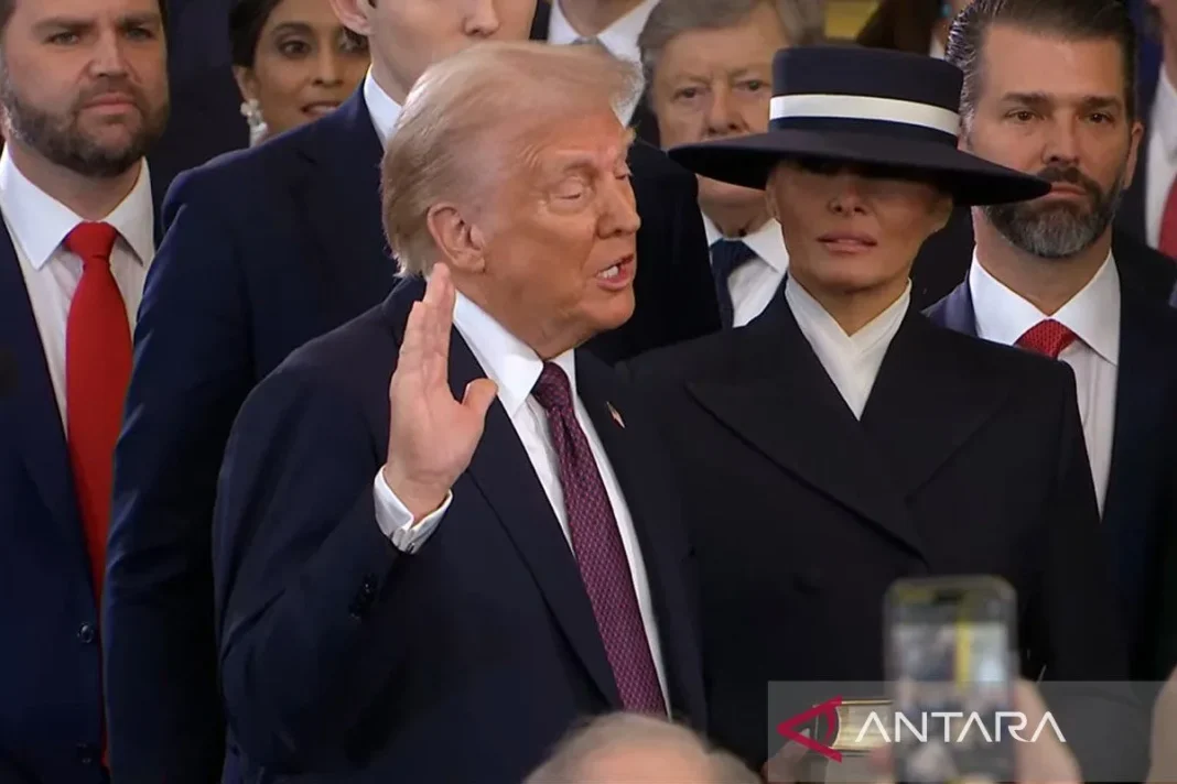 Donald Trump resmi menjabat Presiden ke-47 Amerika Serikat
