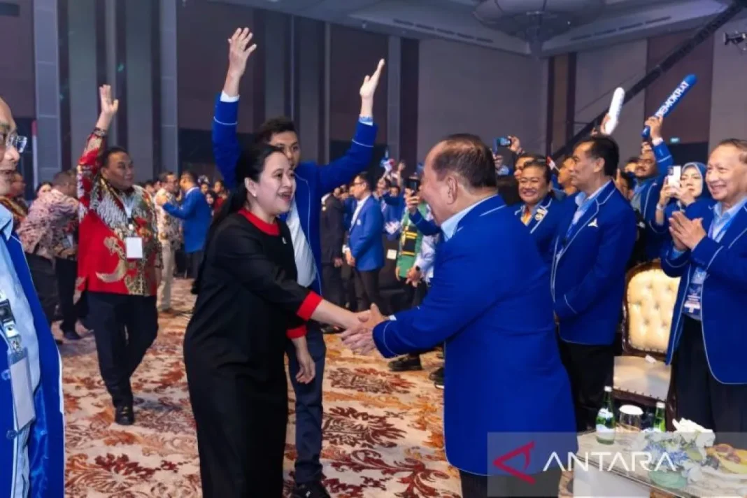Puan, Selamat Mas AHY terpilih kembali jadi Ketum Demokrat
