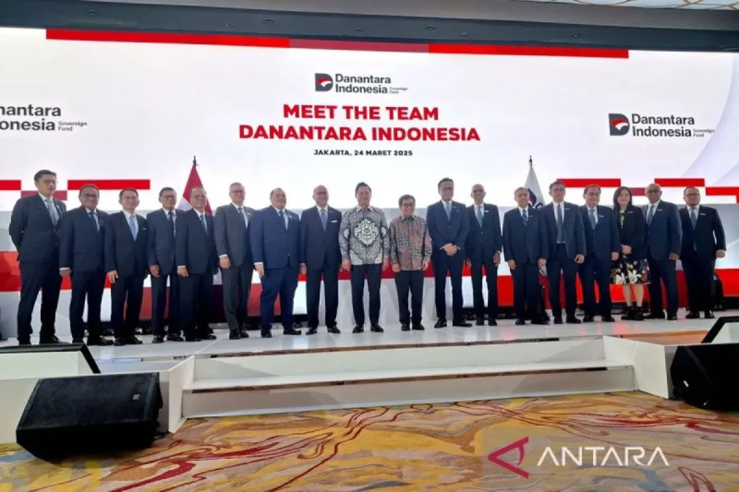 BPI Danantara umumkan struktur kepengurusan lengkap