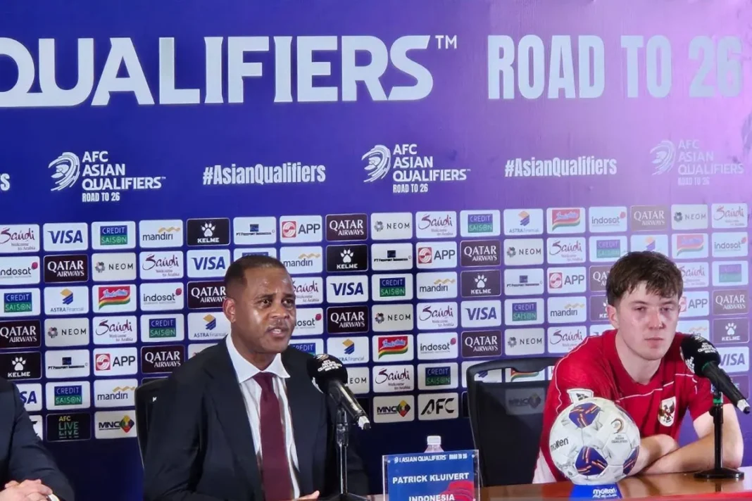 Kluivert yakin timnas Indonesia masih berpeluang lolos ke Piala Dunia
