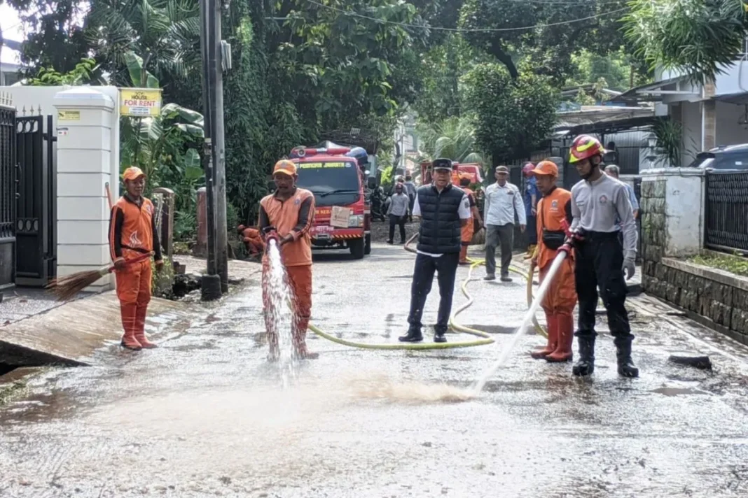 Lokasi-lokasi di Jakarta yang terkena banjir dipastikan telah surut