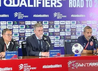 Pelatih Talajic Keberatan Lagu Kebangsaan Bahrain Disoraki Penonton