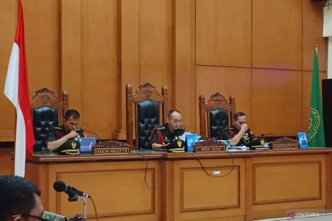 Pengadilan Militer tolak permohonan restitusi penembakan bos rental