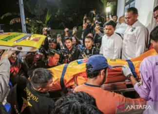 Polda Lampung Olah TKP Lokasi Penembakan Tiga Polisi