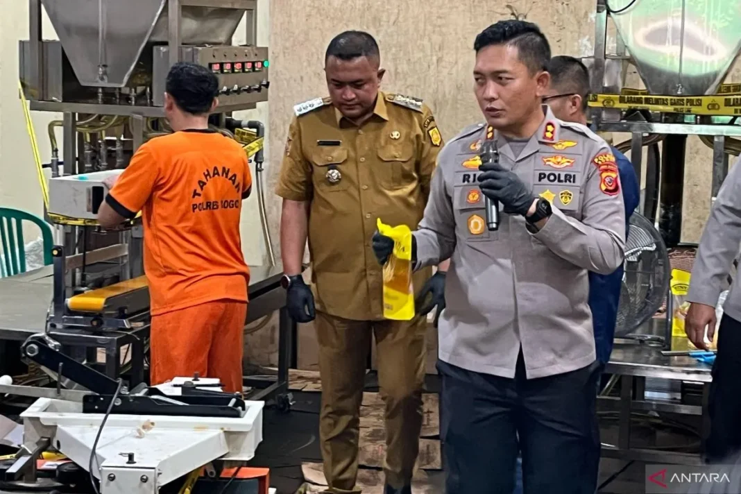 Polisi ungkap tempat produksi Minyakita palsu di Bogor