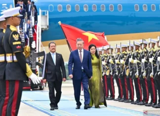 Presiden Prabowo Gelar Upacara Kenegaraan Sambut Sekjen Partai Komunis Vietnam