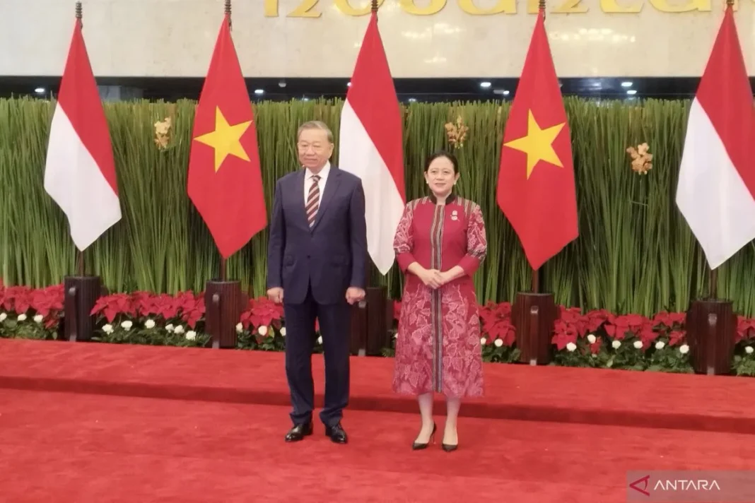 Puan terima kunjungan Sekjen Partai Komunis Vietnam To Lam di DPR