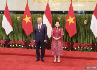 Puan Terima Kunjungan Sekjen Partai Komunis Vietnam To Lam di DPR