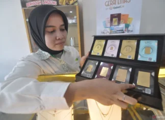 Harga Emas di Pegadaian Kompak Turun pada 24 April