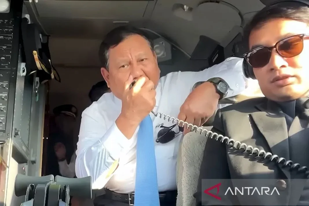 Momen Prabowo sapa pilot pesawat tempur Yordania via komunikasi radio