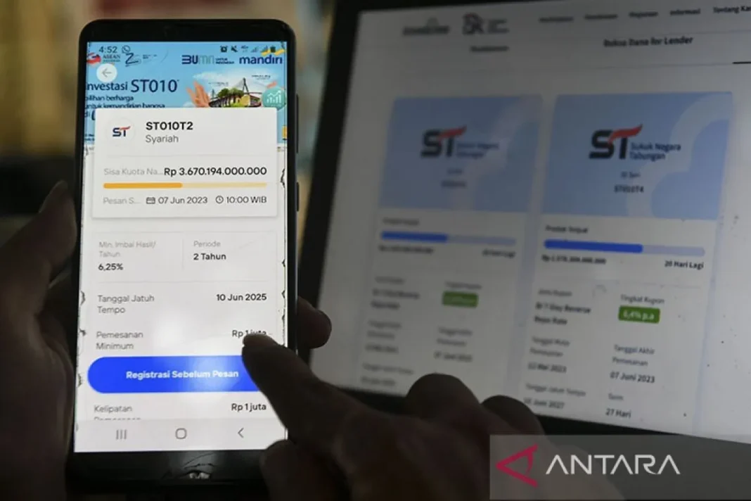 Pemerintah bidik Rp10 triliun dari lelang sukuk negara besok