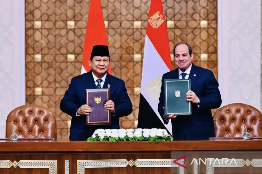 Prabowo dan Sisi sepakat kerja sama RI-Mesir jadi kemitraan strategis