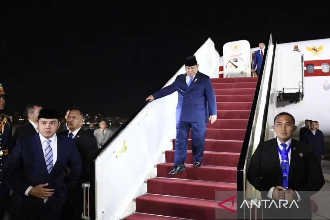 Presiden Prabowo kembali sambangi Kairo untuk temui Presiden Sisi