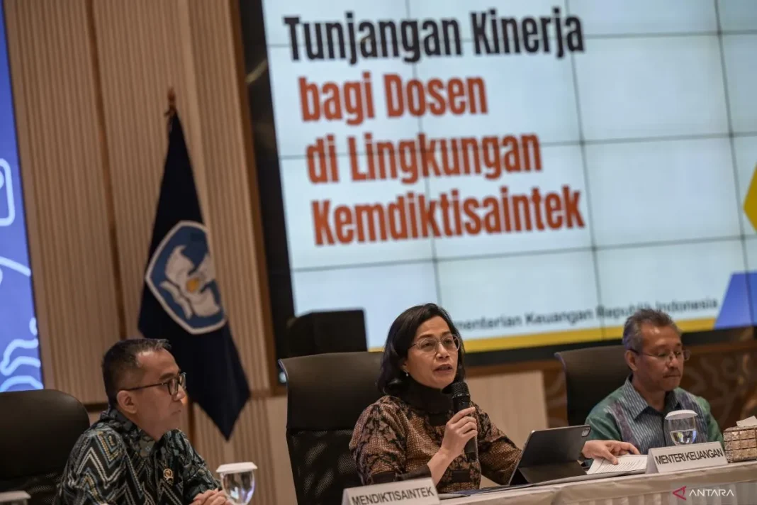 Sri Mulyani jelaskan alasan tak semua dosen menerima tukin