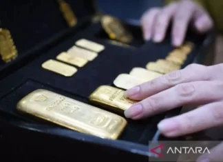 Emas Antam pada 16 Mei Melonjak Rp25.000 menjadi Rp1,891 Juta per Gram