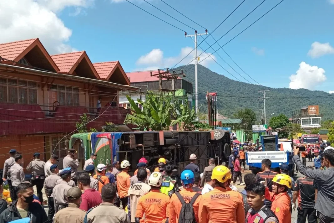 Kecelakaan maut bus ALS di Padang Panjang, Kapolda sebut 12 orang tewas