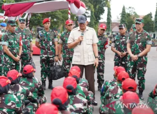 Menhan Sjafrie Tinjau Proses Pendidikan SPPI di Rindam V/Brawijaya