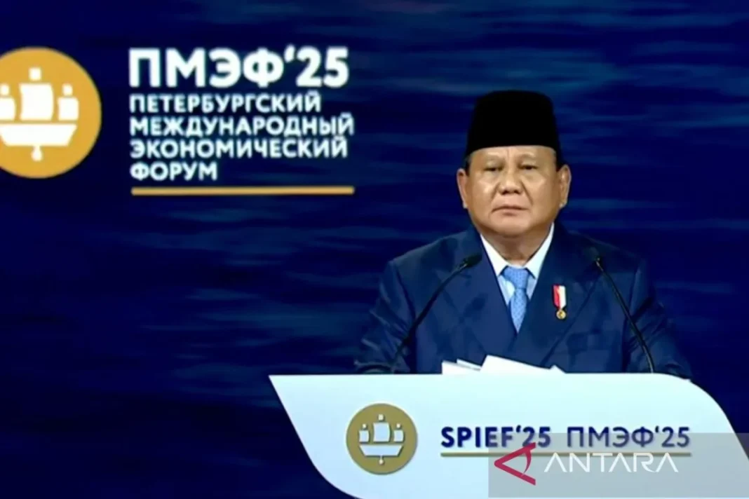 Dari panggung St. Petersburg, Prabowo tegaskan RI tetap nonblok
