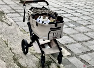 Gaya Bobby Kertanegara Pakai Koko Putih saat Idul Adha