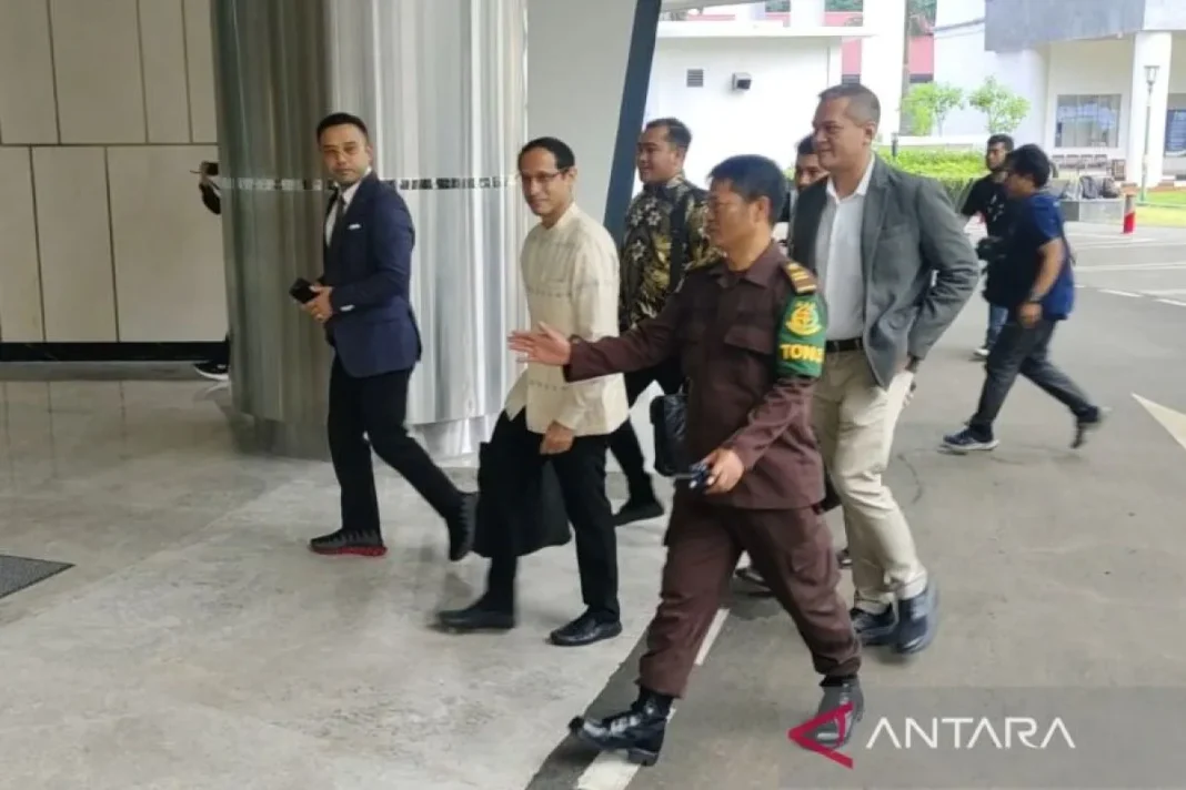 Nadiem Makarim jalani pemeriksaan perdana kasus korupsi Chromebook