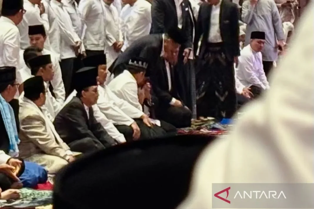 Presiden Prabowo Subianto Shalat Idul Adha di Masjid Istiqlal