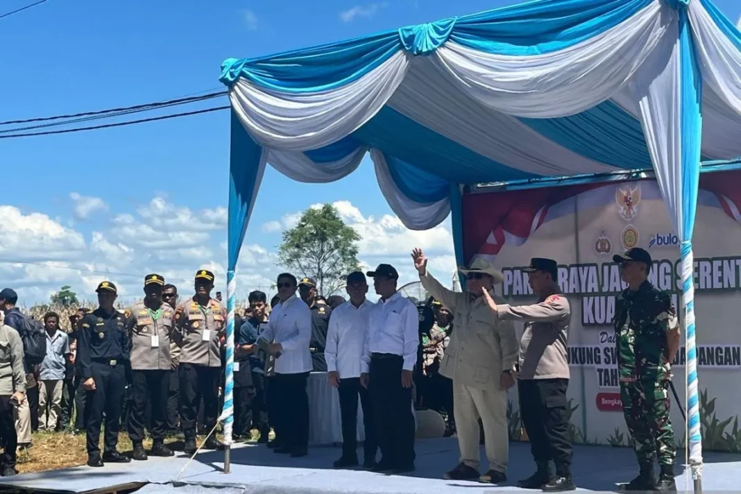 Presiden Prabowo lepas ekspor jagung perdana 1.200 ton ke Malaysia