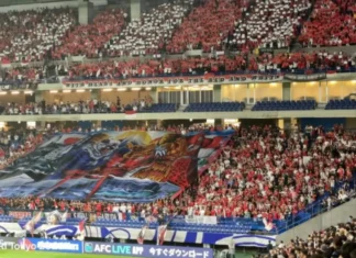 Ribuan Suporter Garuda Dukung Timnas Indonesia di Jepang dengan Tertib