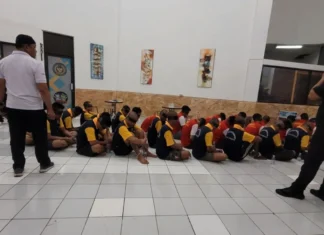 37 Napi Risiko Tinggi dari Jawa Timur Dipindah ke Lapas Nusakambangan